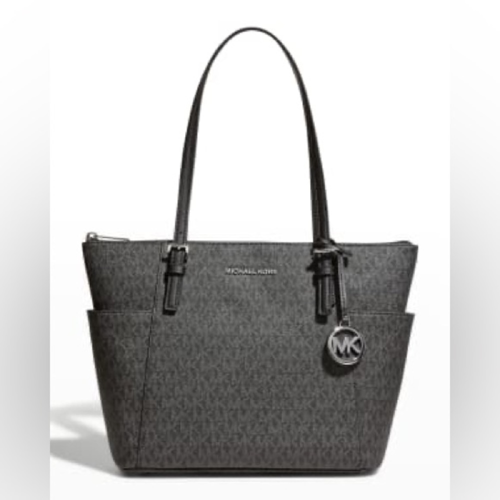 Michael Kors Charlotte Logo Purse-Black